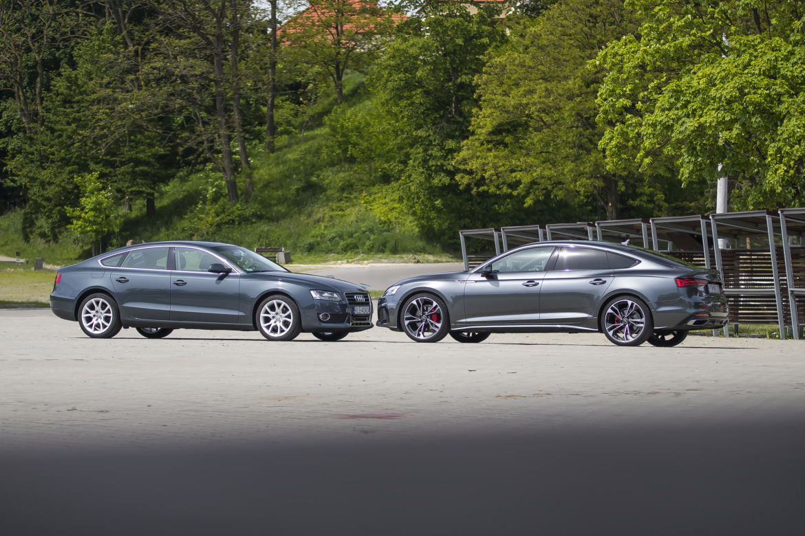 2020 Audi A5 Sportback 40 TDI quattro S tronic & 2010 Audi A5 Sportback 2.0 TDI 6MT