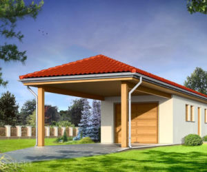 Projekt MGBG08 Garaż BG08