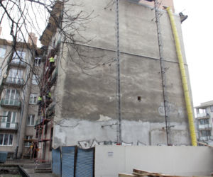 Śnieżyca, wichura w Warszawie