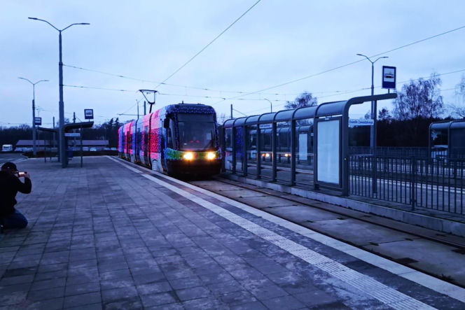 Świąteczne tramwaje w Szczecinie
