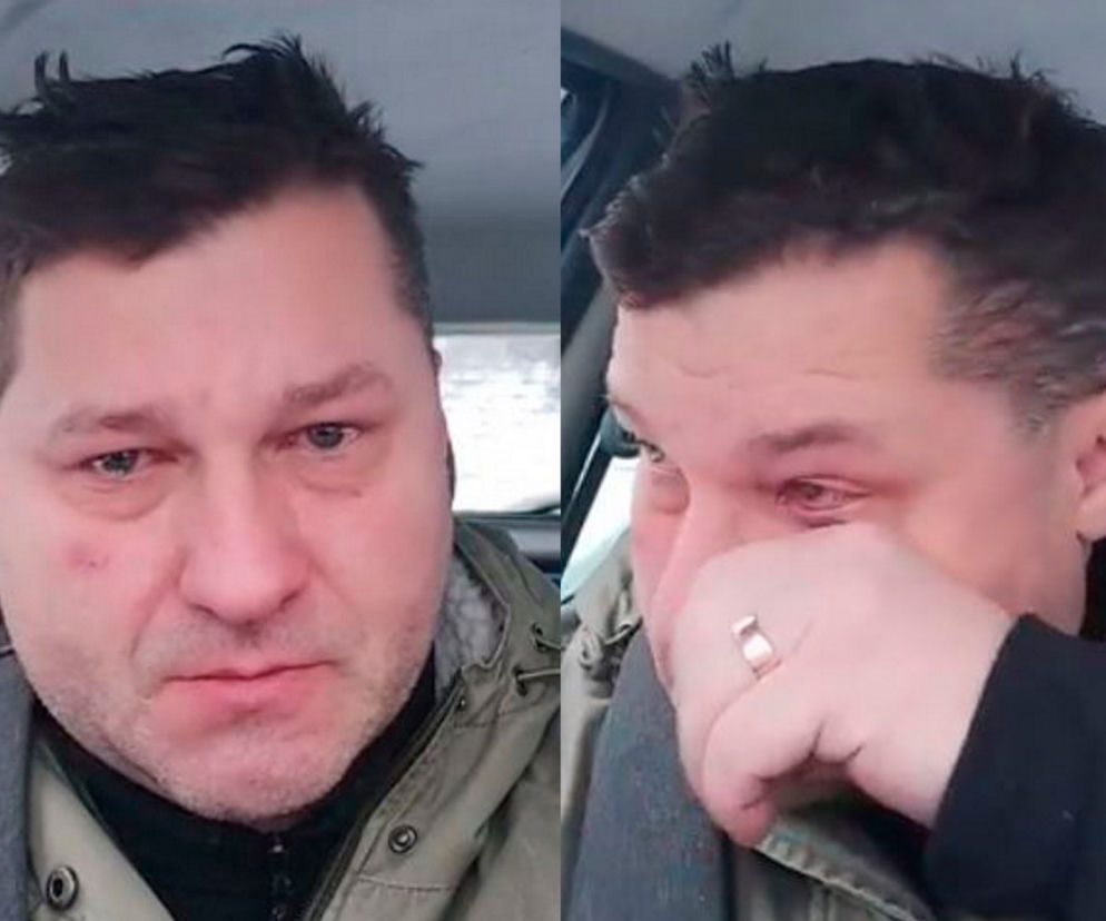 Ukrainiec dziękuje Polakom za pomoc. Niech żyje Polska i Ukraina!