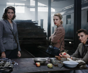 Wojenne dziewczyny 4 odc. 43. Marysia (Aleksandra Pisula), Ewa (Vanessa Aleksander), Leokadia (Magdalena Czerwińska)