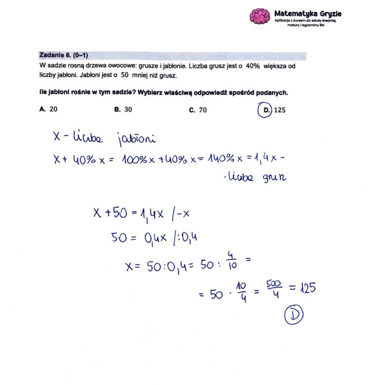 Egzamin ósmoklasisty 2023 matematyka - ROZWIĄZANE ZADANIA, ARKUSZ CKE
