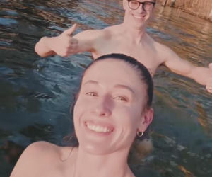 Natalia Bukowiecka w święta morsowała z siostrą