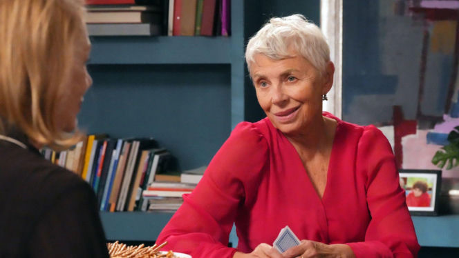 Barwy szczęścia, odc. 3349. Wanda (Maja Barełkowska), Krystyna Złota (Hanna Bieluszko)