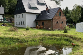 Wojciechów - Dolny Młyn remont cofnął historię domu  o 400 lat