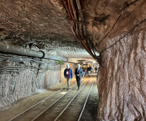 Trening fitness na stepie 600 metrów pod ziemią. Poznanianki zawalczyły o rekord Guinnessa