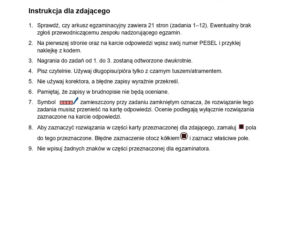 Arkusze maturalne z angielskiego podstawowego 2026 - wersja A i B