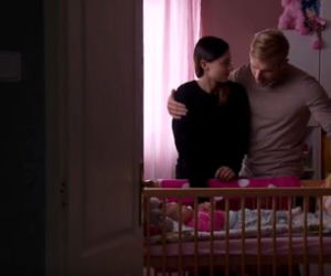 M jak miłość, Iza (Adriana Kalska), Artur (Tomasz Ciachorowski)
