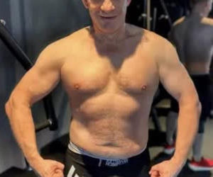 Bartosz Żukowski na siłowni