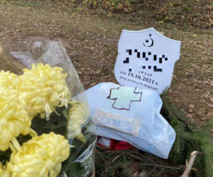  Cmentarz muzułmański w Bohonikach. Tutaj są chowani migranci