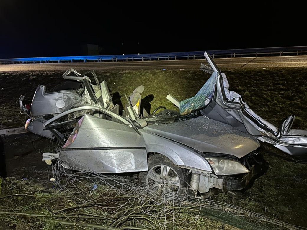 Makabryczny wypadek na S8. Auto zjechało z jezdni. Nie żyją dwie osoby