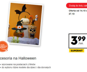 Halloween w Biedronce