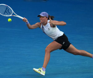 Iga Świątek i Wim Fissette. Nerwy na treningu