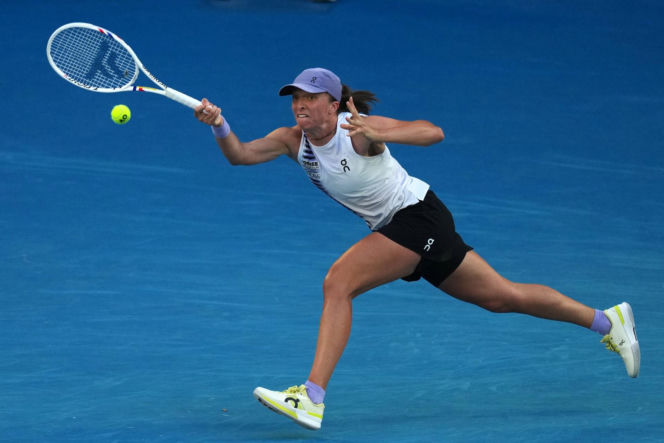 Iga Świątek i Wim Fissette. Nerwy na treningu