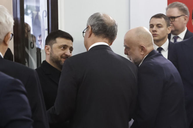 Wołodymyr Zełenski w polskim Sejmie