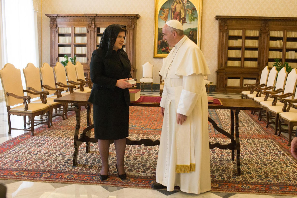 Znani polscy politycy z papieżem Franciszkiem