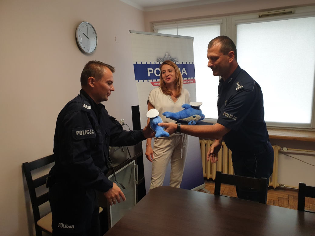 Uratowali życie kobiecie. Podziękował im szef policji z Włocławka