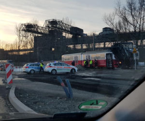 Wypadek zabytkowego tramwaju w Nowej Hucie