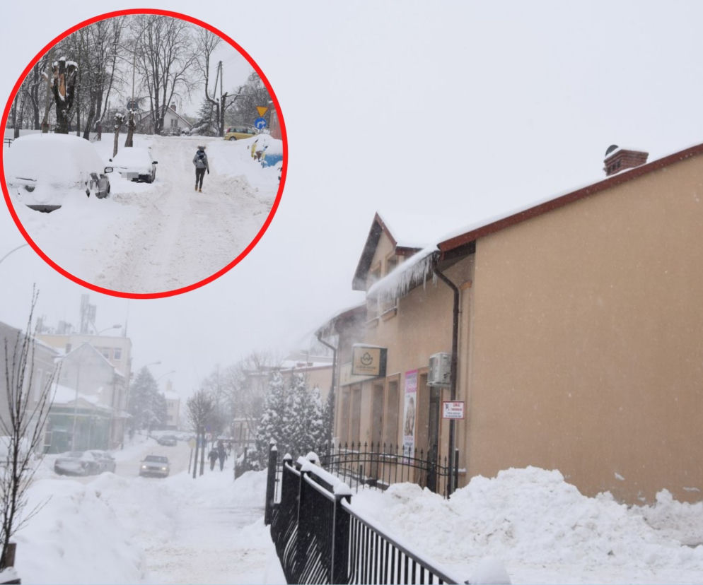 Piesi chodzą środkiem drogi! Podkarpacie sparaliżowane przez ŚNIEG [WIDEO, GALERIA]
