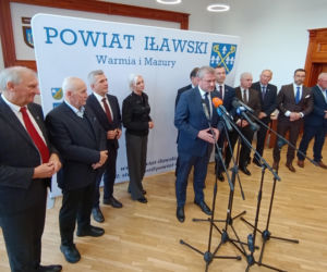 Podpisanie umów na przebudowy skrzyżowań na DK 15 w Sampławie i DK 16 w Lubajnach, Starych Jabłonkach i Zawadach Małych