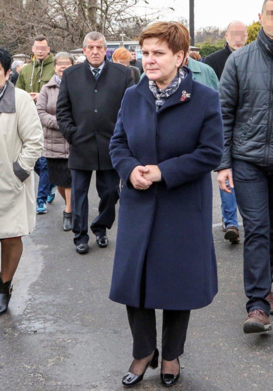 Beata Szydło z mężem na mszy
