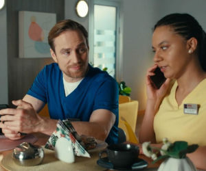 Na dobre i na złe odc. 988. Maria (Sylwia Achu), Michał (Mateusz Janicki)