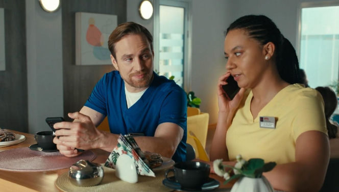 Na dobre i na złe odc. 988. Maria (Sylwia Achu), Michał (Mateusz Janicki)