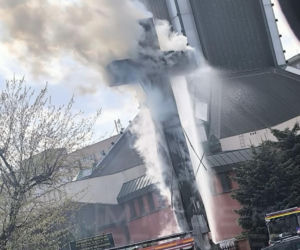 Pożar krzyża Mokotów