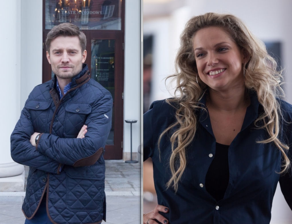 Przyjaciółki 5 sezon. Patrycja (Joanna Liszowska), Michał (Marcin Rogacewicz) 