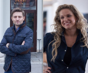 Przyjaciółki 5 sezon. Patrycja (Joanna Liszowska), Michał (Marcin Rogacewicz) 