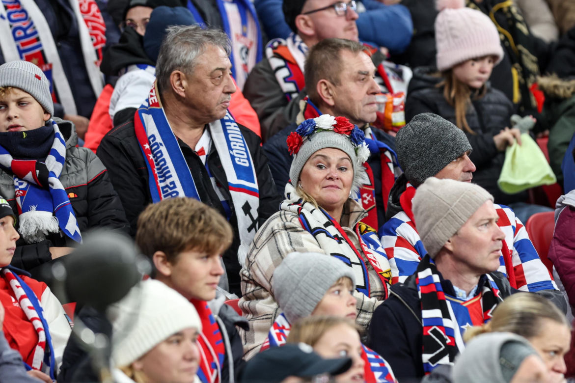 Górnik Zabrze - Jagiellonia Białystok, zdjęcia kibiców i zawodników z meczu 13. kolejki PKO BP Ekstraklasy