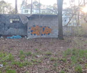 Nielegalne wysypisko w otwockim lesie