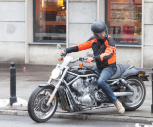 Piotr Kraśko i jego Harley Davidson