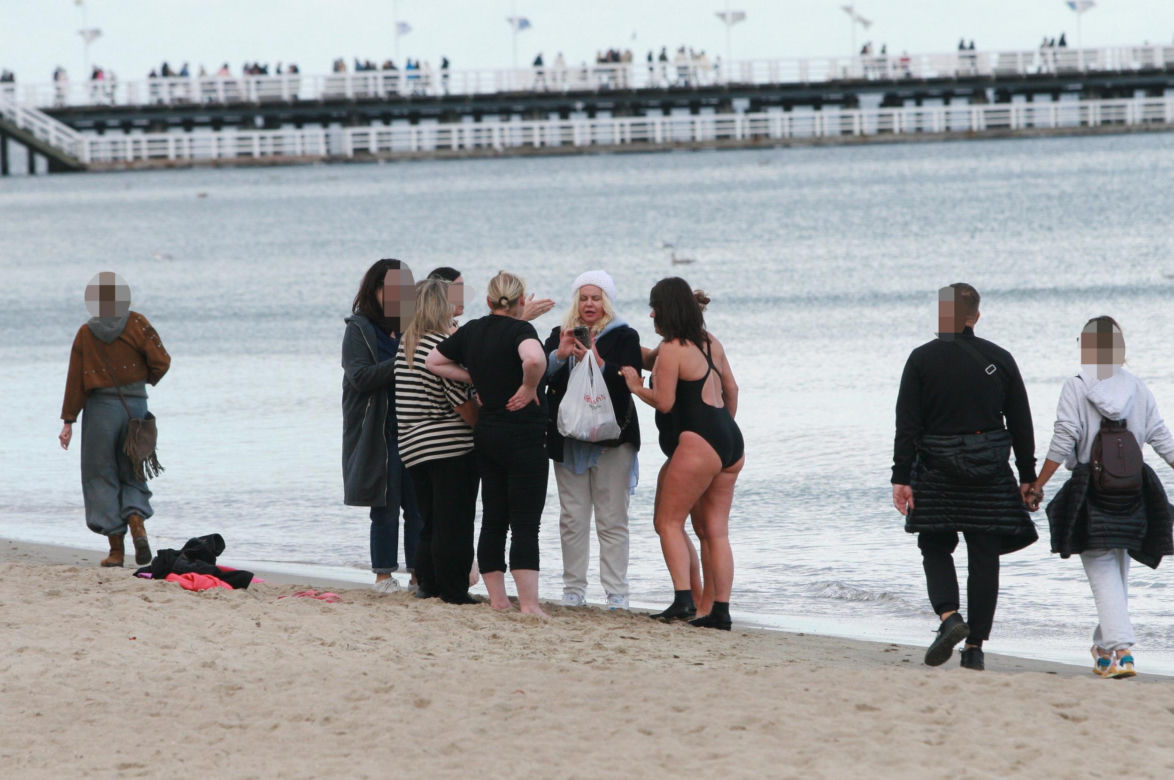 Morsy dorwały Joannę Kurowską na plaży