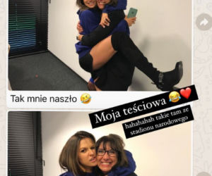 Anna Lewandowska z teściową