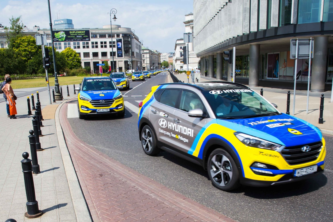 Hyundai wspiera 73. wyścig Tour de Pologne