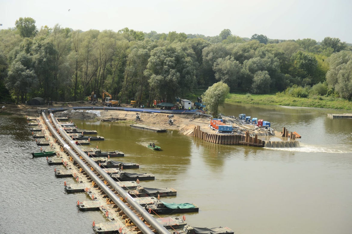 Rurociąg pracuje na 60 procent