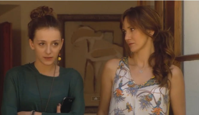 Ranczo 8 sezon odc. 94. Kinga (Agnieszka Pawełkiewicz), Lucy (Ilona Ostrowska)