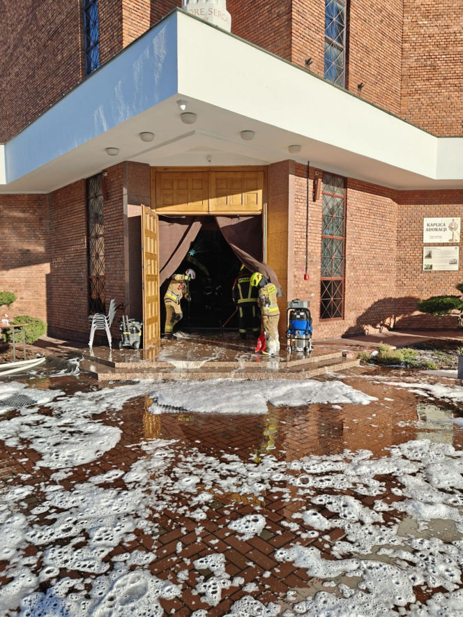Pożar w Boże Narodzenie. Historyczny kościół w Lublinie poważnie zniszczony