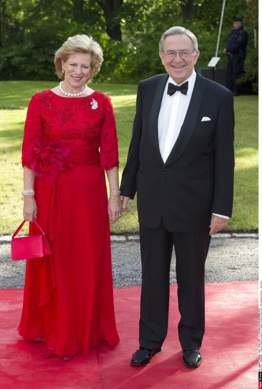 Król Constantine z Grecji z królową Anne Marie 