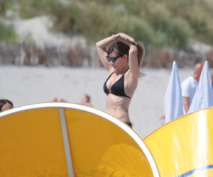 Wenus z Juraty czyli Agnieszka Dygant na plaży