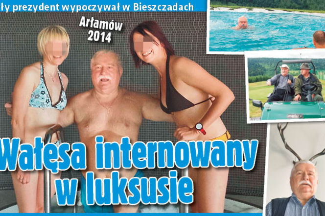 Wałęsa internowany w luksusie
