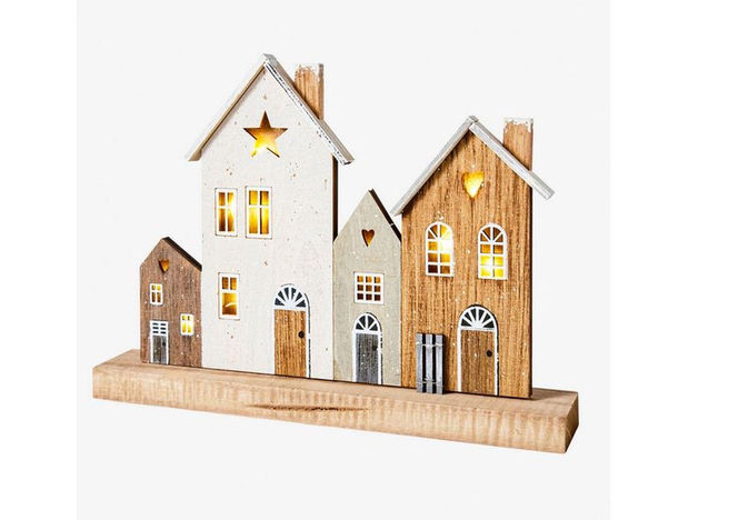 Świetlne dekoracje na Boże Narodzenie