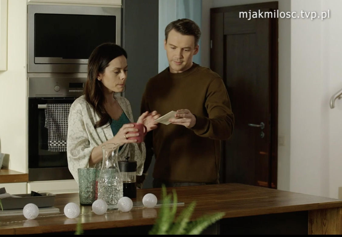 M jak miłość odc. 1803: Jakub Karski (Krzysztof Kwiatkowski), Kasia (Paulina Lasota)