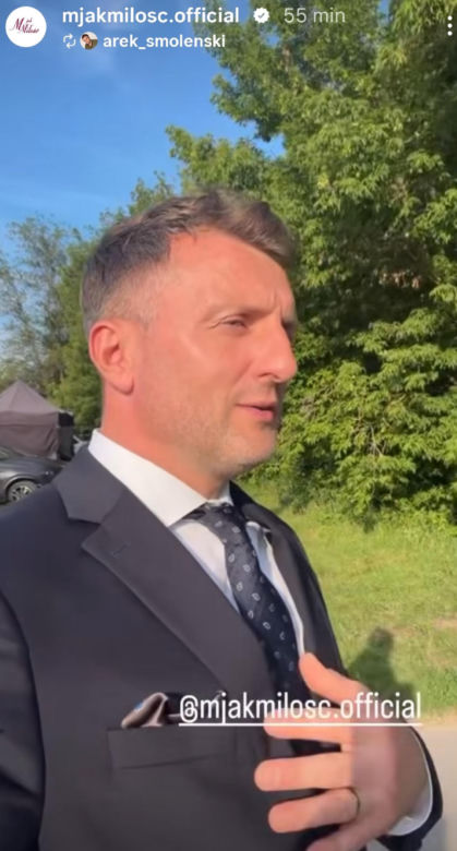 M jak miłość nowy sezon. Bartek (Arkadiusz Smoleński) na planie