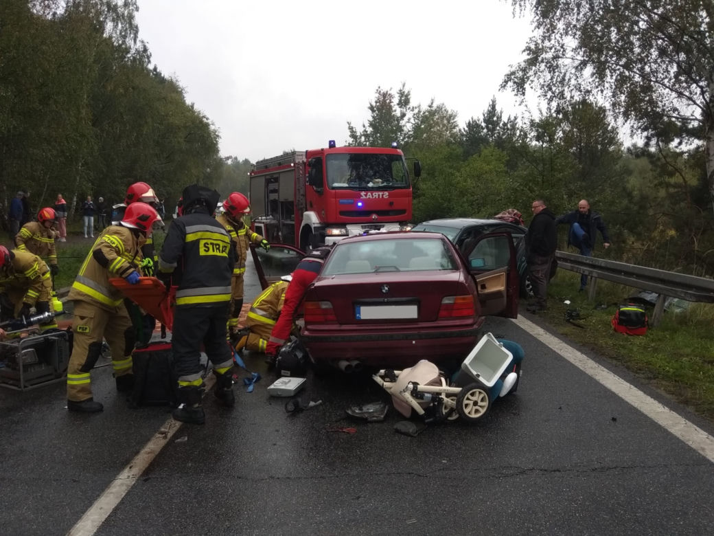Wypadek na granicy Katowic z Mysłowicami