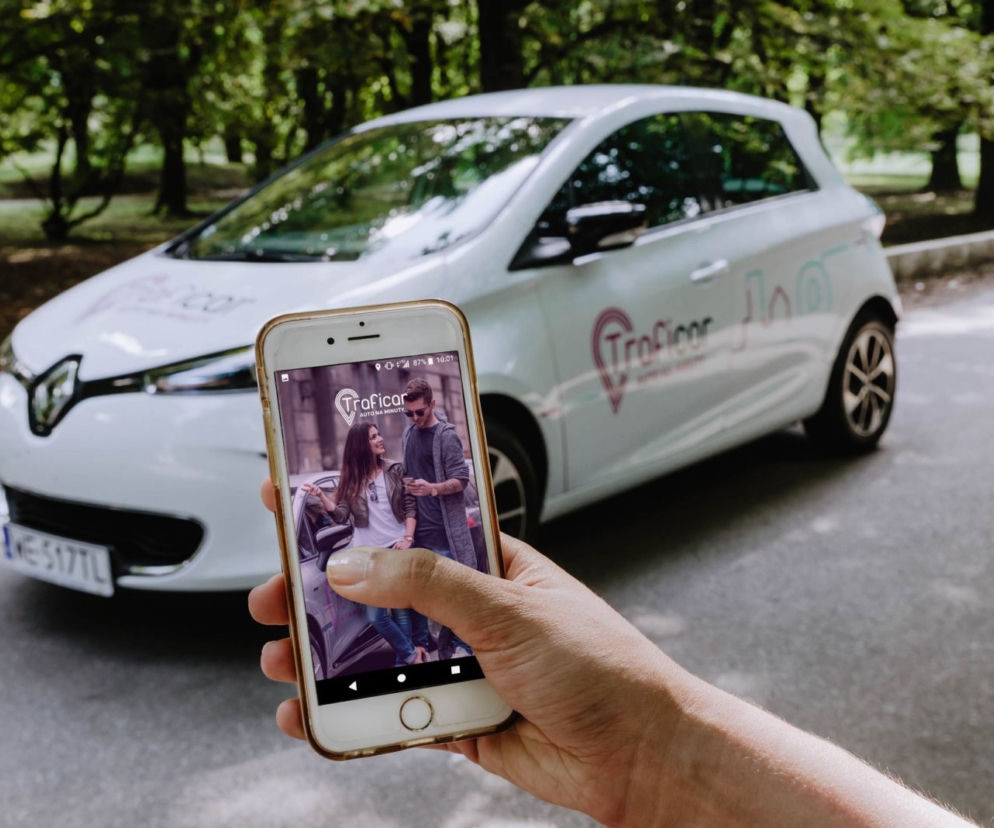 Renault Zoe - samochód elektryczny w car sharingu Traficar