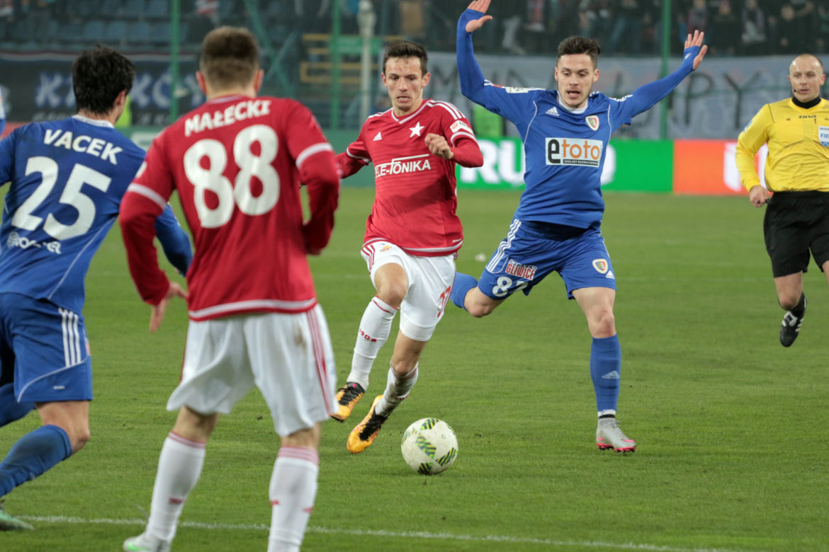 Zobacz zdjęcia z piątkowego meczu Wisła Kraków - Piast Gliwice 1:1