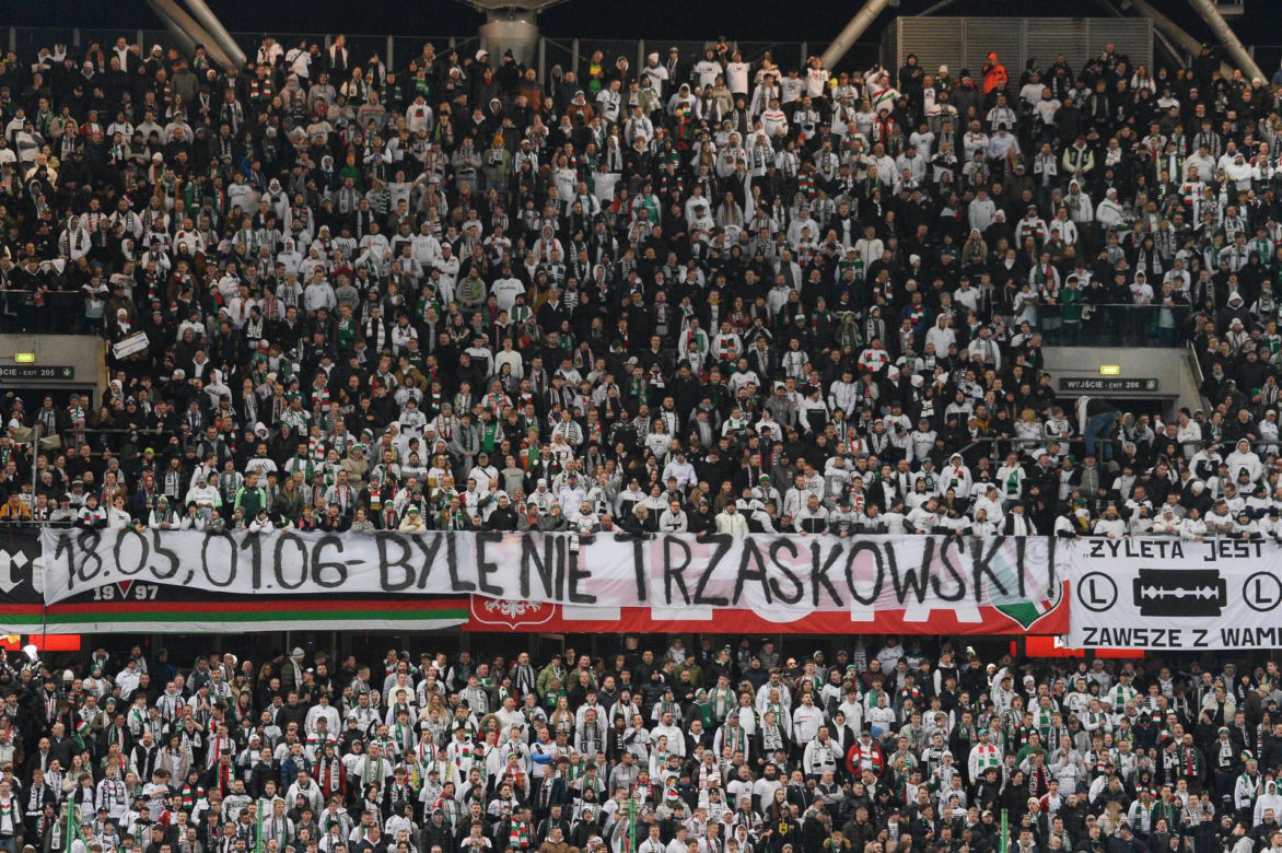 Oprawa - mecz  Legia - Chelsea